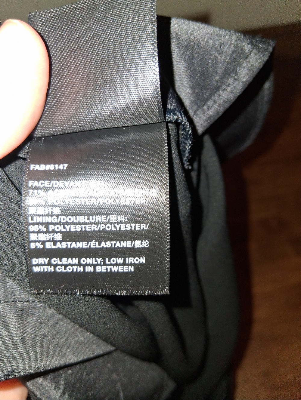 Lafayette 148 Wide Leg Black Trouser Pants 16 - Picture 8 of 9